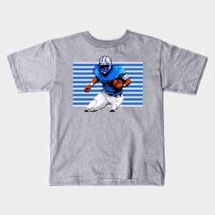Detroit Pixel Running Back Kids T-Shirt
